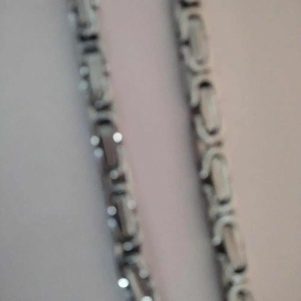 Silver Tone Chain Necklace Chunky Heavy Link 23 In Bold Statement Jewelry